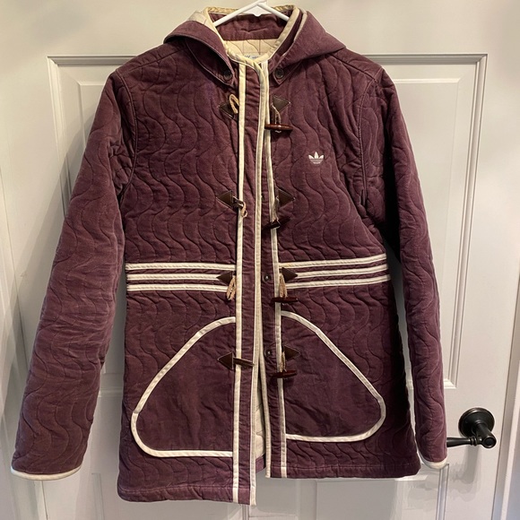 adidas Jackets & Blazers - VINTAGE 90s Adidas Quilted Coat